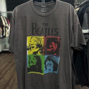 The Beatles Portrait T-Shirt XL | Vintage Multicolor Band Graphic Tee John Paul